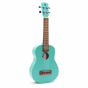 Von Hand Gefertigte Ukulele - Türkisfarbenes Finish - 4 Saiten