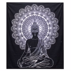 Sprei/wanddecoratie - Katoen - Boeddha - 230x200cm