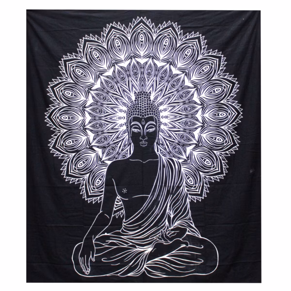 Sprei/wanddecoratie - Katoen - Boeddha - 230x200cm
