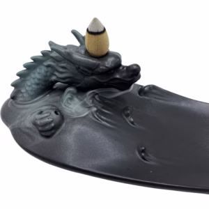 Quemador de Incienso Reflujo Inverso - Dragón en el Estanque
