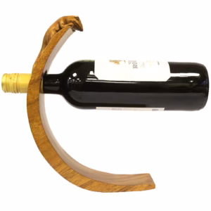 Porte Bouteilles en Bois de Suar Gecko