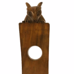 Porte Bouteilles en Bois de Suar Souris