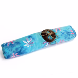 Bali Block Print Sarong - Tropical Leaves (4 Assorted Colours)