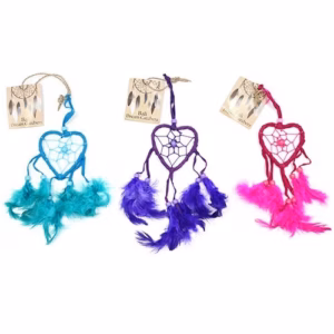 Petits Coeurs - Turquoise, Rose et Violet