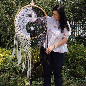 Attrape Rêve de Bali - Ying Yang XL 50cm