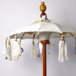 Bali Home Decor Parasol - Canvas - Natural - 40cm