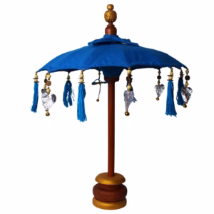 Bali Parasol - Bomuld - Turkis - 40cm