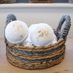 Bananenblad & Abu - Abu Raffia Mand - Set van 2
