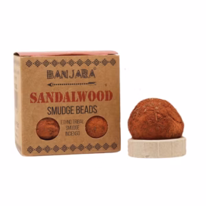 Banjara Smudge Kralen - Vijf - Sandelhout