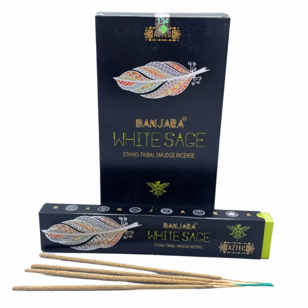 Banjara Tribal Smudge Røgelse - Hvid Salvie