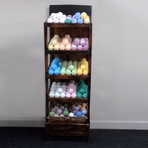 Houten Display Unit voor Bruisballen 5 Planken - Bruin