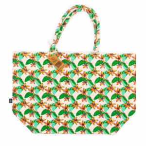 Große, Helle Tasche - Frangipani
