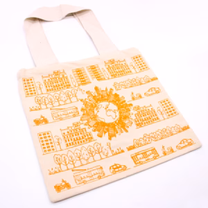 Bolsa de Algodón - 38x42cm - Vida en la Ciudad