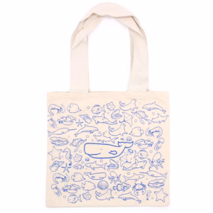 Bolsa de Algodón - 38x42cm - Vida Marina