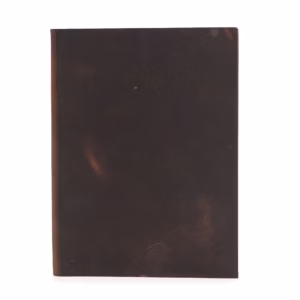 Svart Tan Daily Notisbok Notatbok - 100 Linjerte Sider - 20x15cm