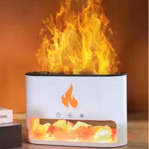 Diffuseur Blaze Sel de l'Himalaya - USB - C - Effet Flamme - Sel Inclus