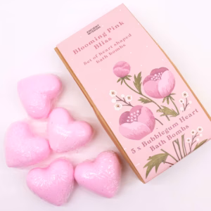 Blooming Lyserød Bliss Bath Heart Gavesæt