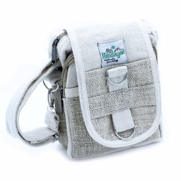 Cross-body Naturlig Väska av Hampa & Bomull