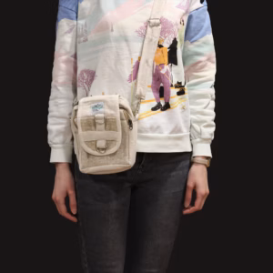 Cross-body Naturlig Väska av Hampa & Bomull