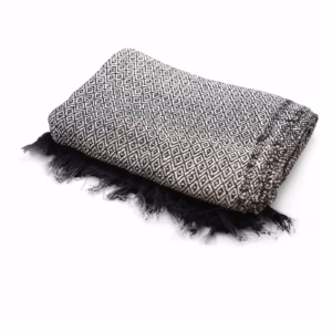 Boho Comfort Throws - Houtskool