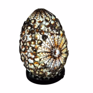 Lámpara Boho - Concha de Mar - Ovalado - 15cm - Chocolate Twist Ovalado
