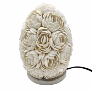 Boho Havskallelampe - Rosa Oval - 15cm