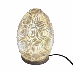Boho Havskallelampe - Rosa Oval - 15cm