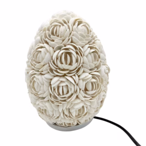 Boho - Muschellampe - Rose Oval - 20cm