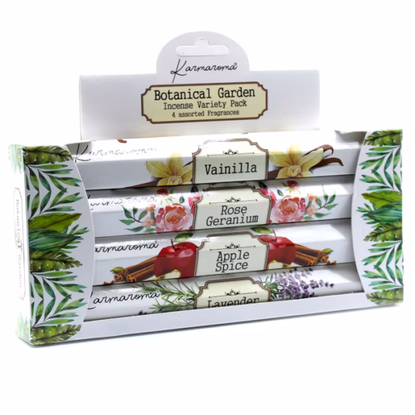 Botanisk Trädgård Rökelse - Presentset med 4 Olika Dofter