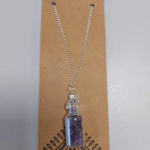 Collar de Piedras Preciosas en Botella - Opalita