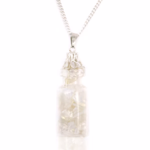 Collier de Pierres Fines en Bouteille - Opalite
