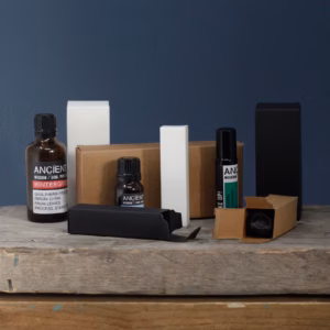 Boîte pour Flacon d'Huile Essentielle 10ml - Noir