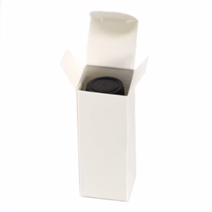 Caja para Botella de Aceite Esencial de 10ml - Blanca