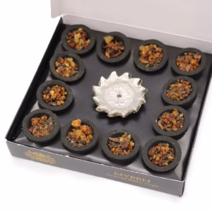 12er - Packung Harztöpfchen - Myrrhe