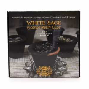 Doos met 12 Harswierook Cups - Witte Salie