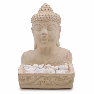 Buddha Fengshui Rökelsehållare (krämfärg)