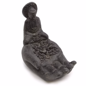 Buddah & Hand Røgelsesbrænder (Sort)