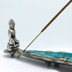 Tibetansk Røkelseholder med Lange Blader fra Buddha