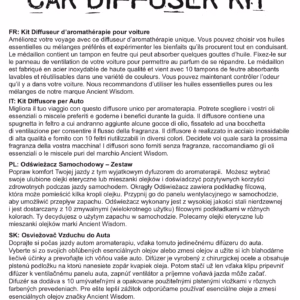 Luchtverfrisser Set voor in de Auto - Libel - 30mm