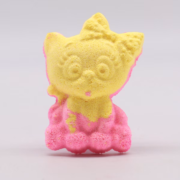 Cat Bathbomb 80g - Banan