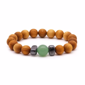 Cederhout Sacraal Chakra Armband met Carneool