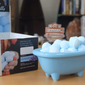 Keramik - Mini - Bad - Babyblau