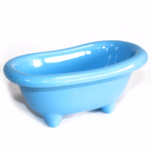 Keramik - Mini - Bad - Babyblau