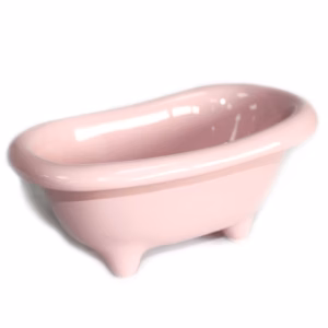 Mini Badkuipje Keramiek - Roze