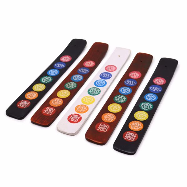 Soporte de Incienso - 7 Chakras Colores Surtidos