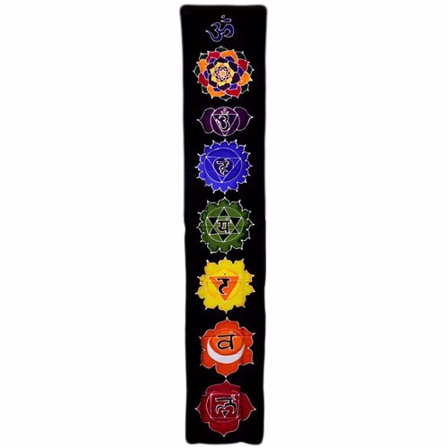 Chakra Drop Banner - Midnatt 183x35cm