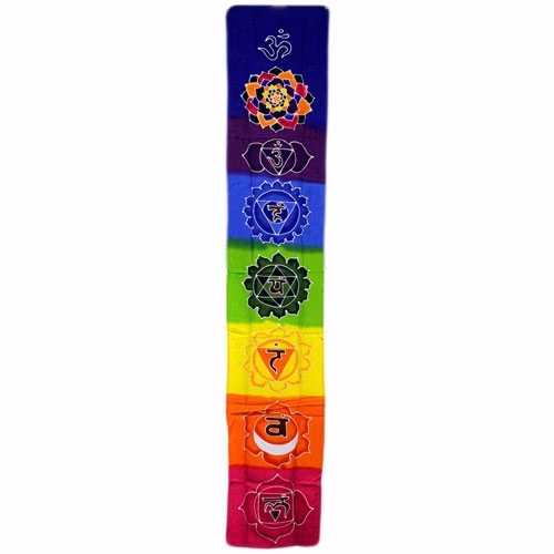 Chakra Drop Banner - Regnbue 183x35cm