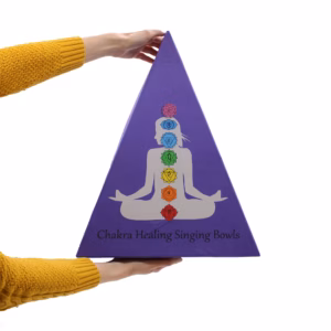 Chakra Pyramid Singing Skål Gavesett