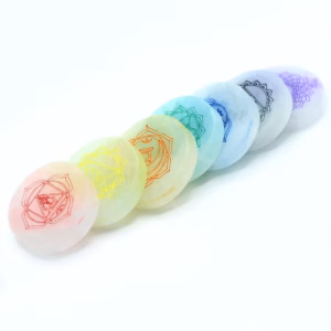 Lot de 7 Plaques de Charge Chakra