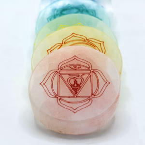 Lot de 7 Plaques de Charge Chakra